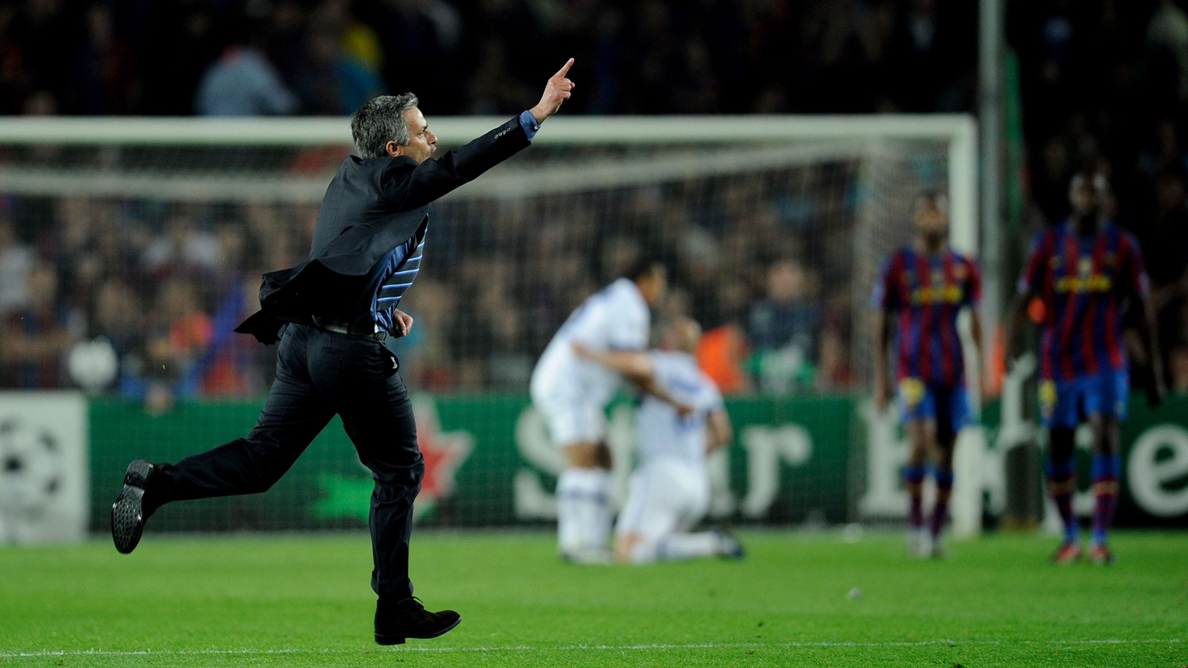 Jose Mourinho Champions League Inter Barcelona 2010