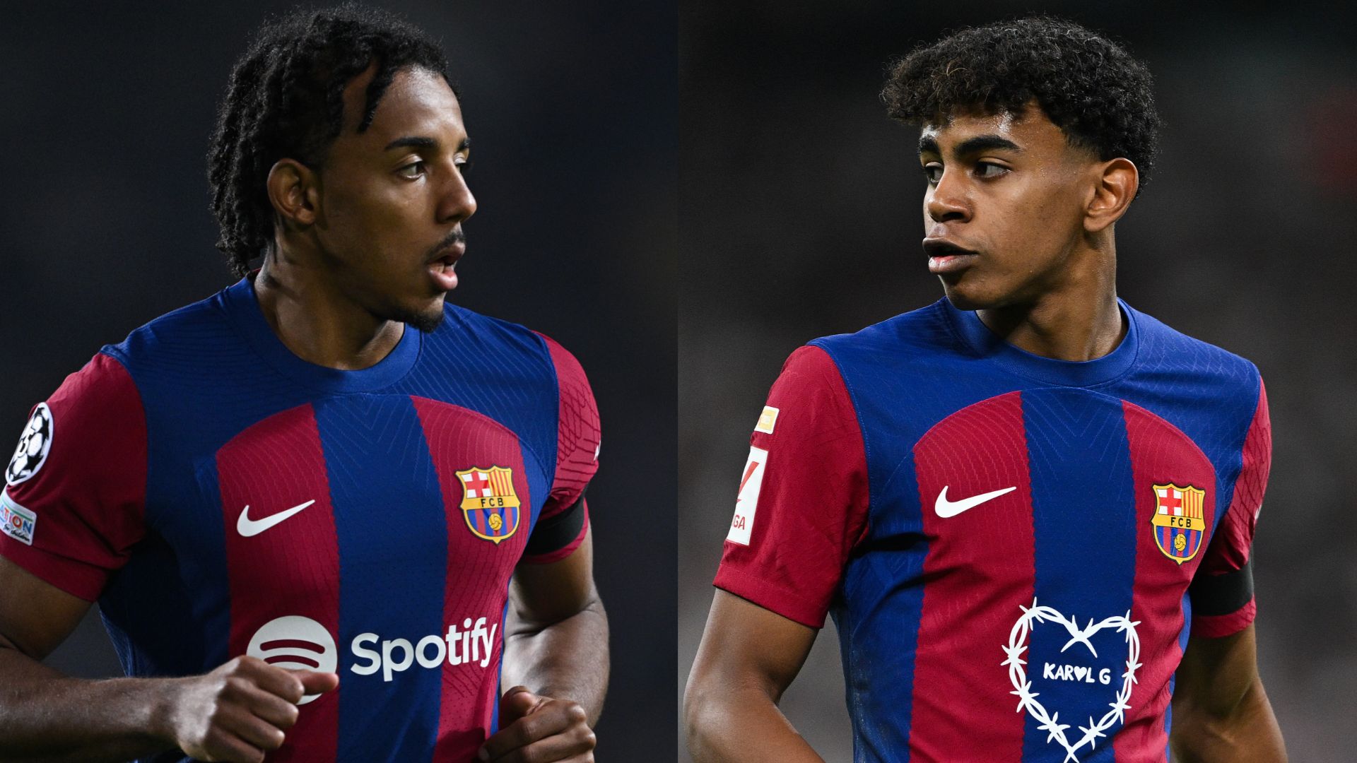 Jules Kounde Lamine Yamal Barcelona 2023-24