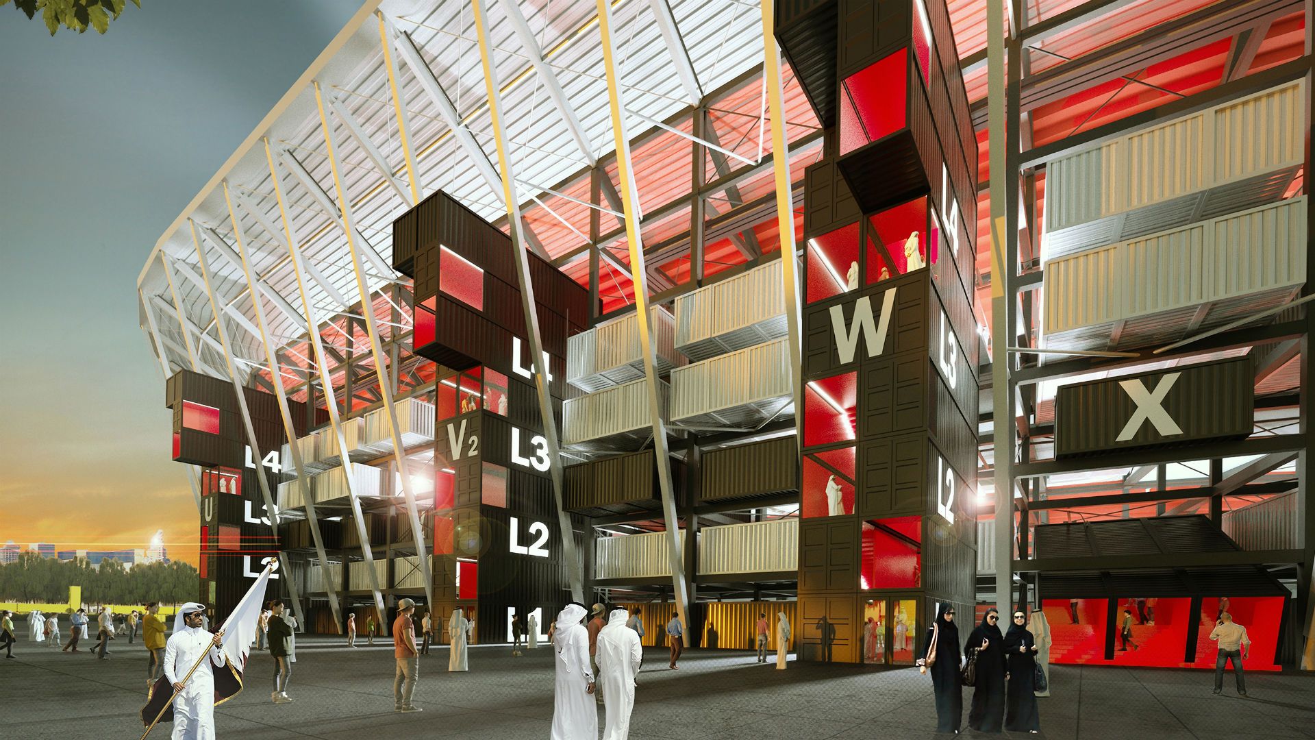 Ras Abu Aboud Stadium Qatar 2022 World Cup