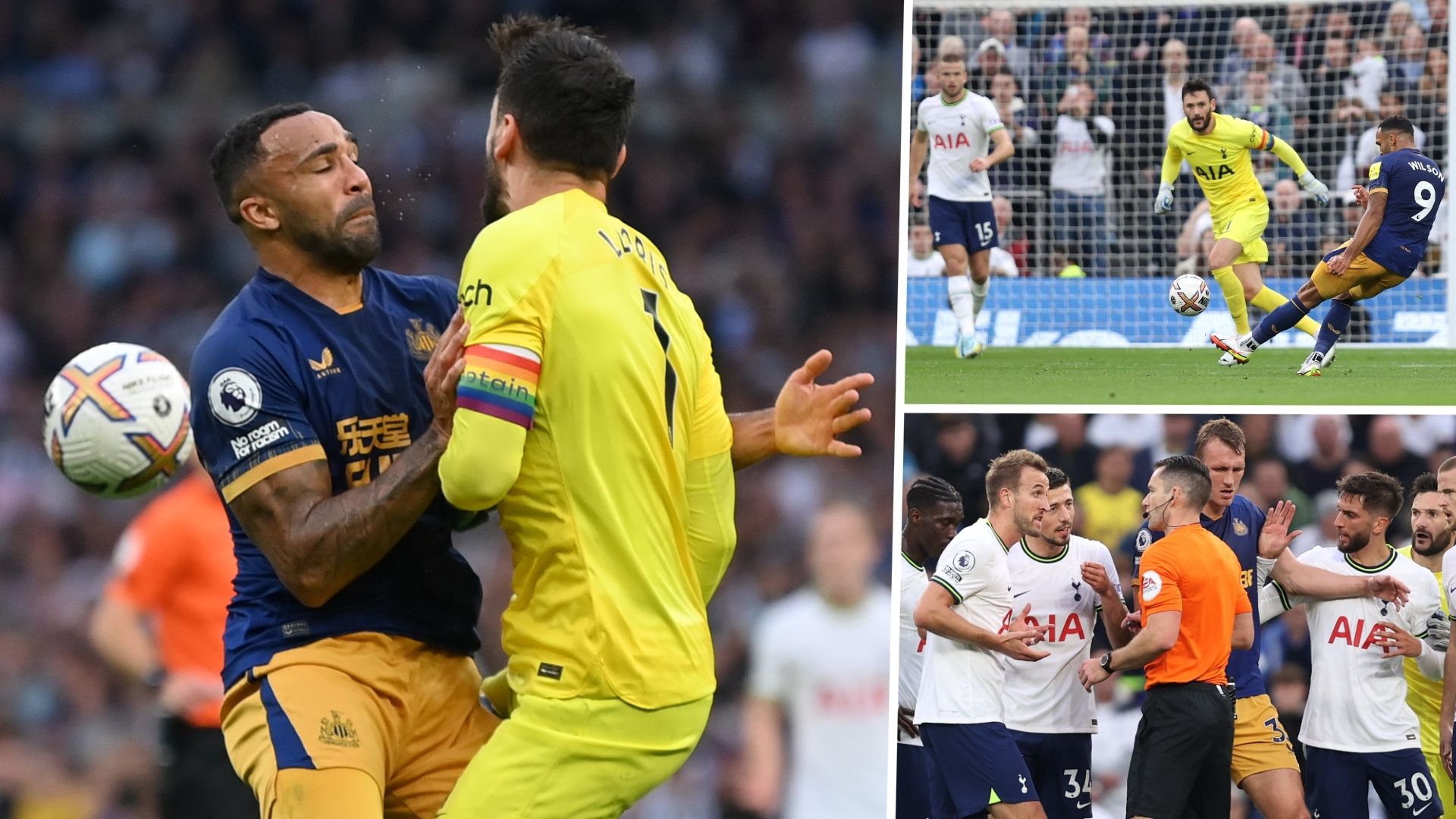 Callum Wilson Hugo Lloris Newcastle Tottenham 2022-23