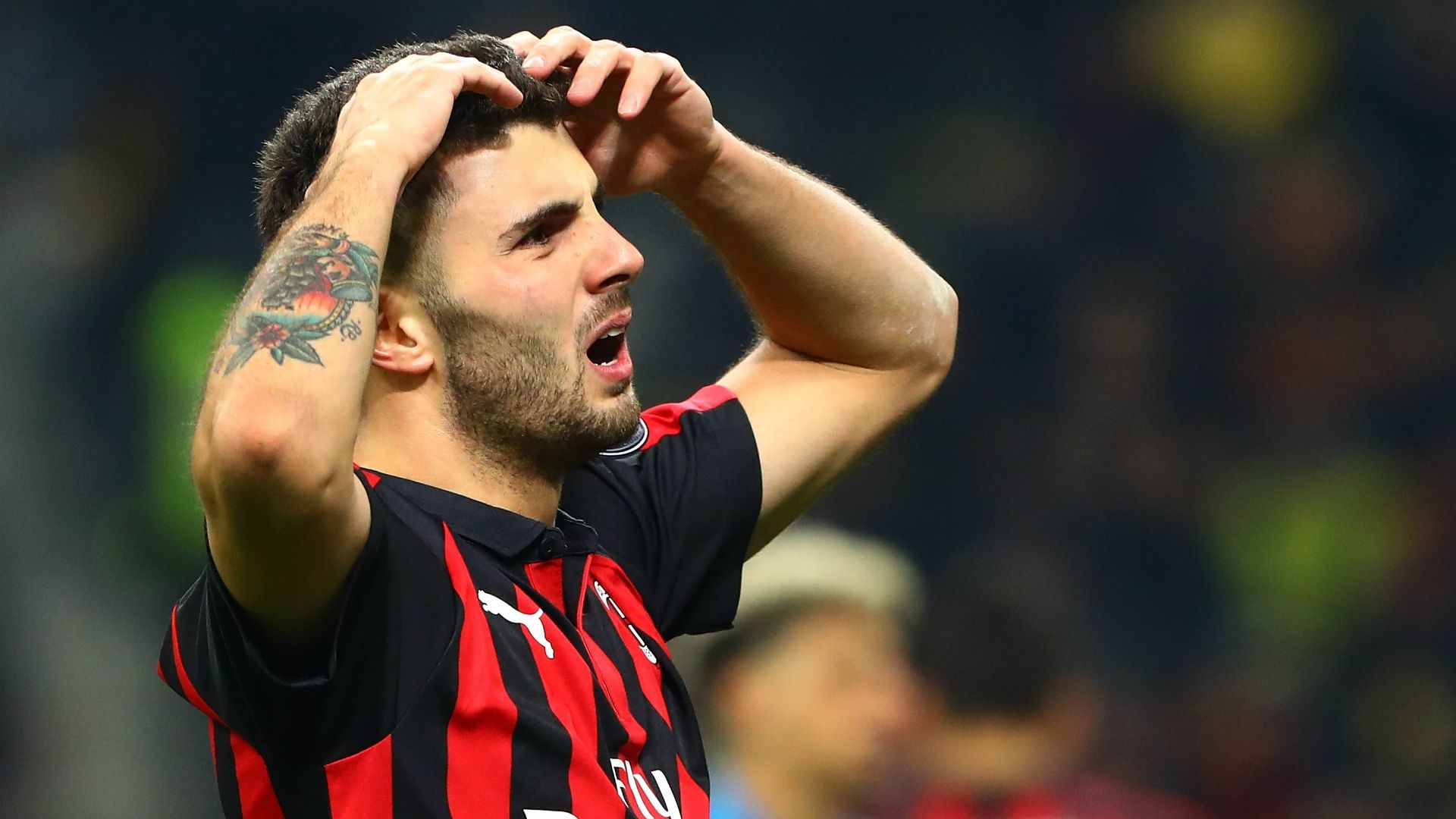Patrick Cutrone Milan Napoli Serie A