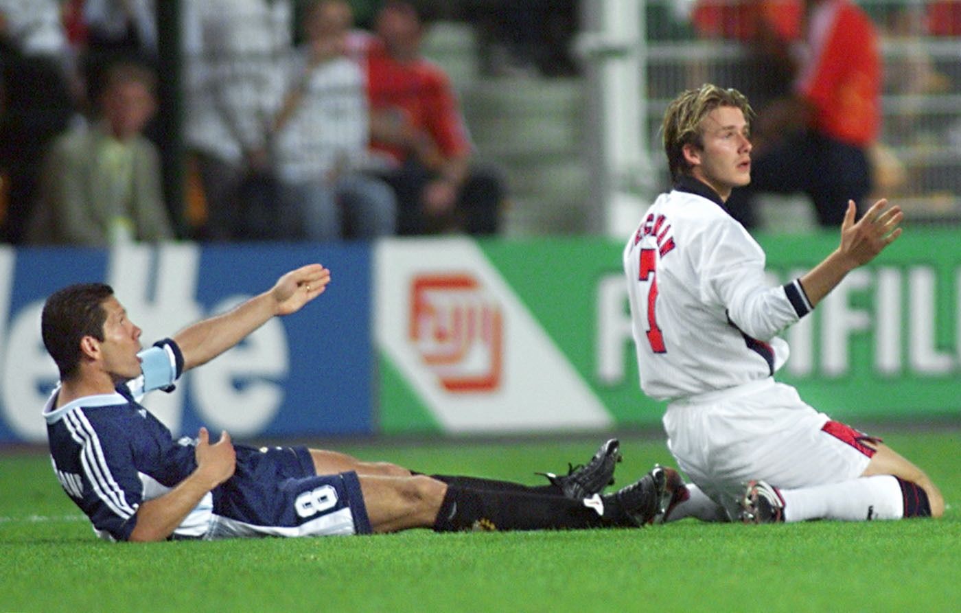 David Beckham Diego Simeone