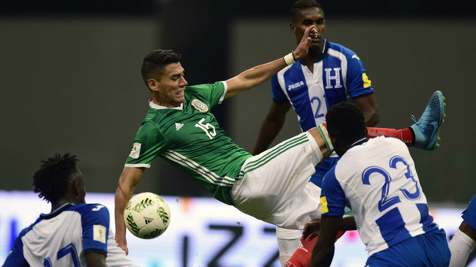 Hector Moreno Mexico Alberth Elis Jhonny Palacios Honduras