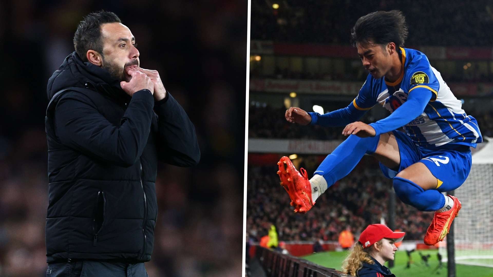 De Zerbi Arsenal Brighton