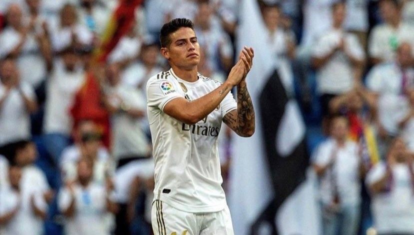 James Rodríguez Real Madrid - Valladolid 24082019
