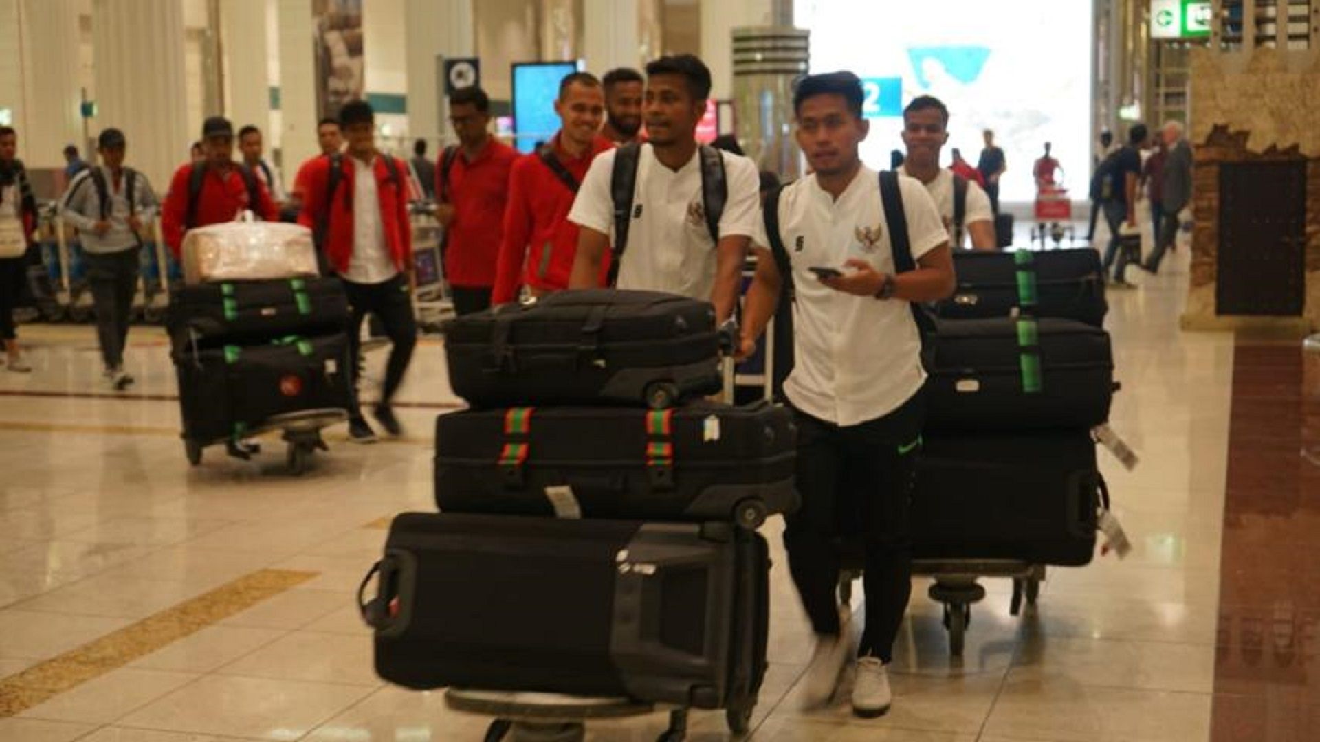 Timnas Indonesia Tiba Di Dubai