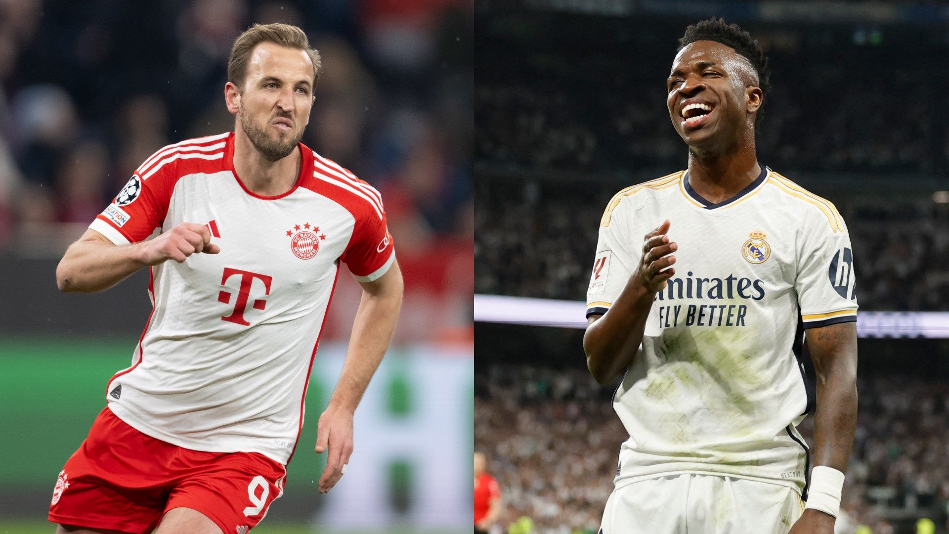 Kane Vinicius Junior Bayern Real Madrid