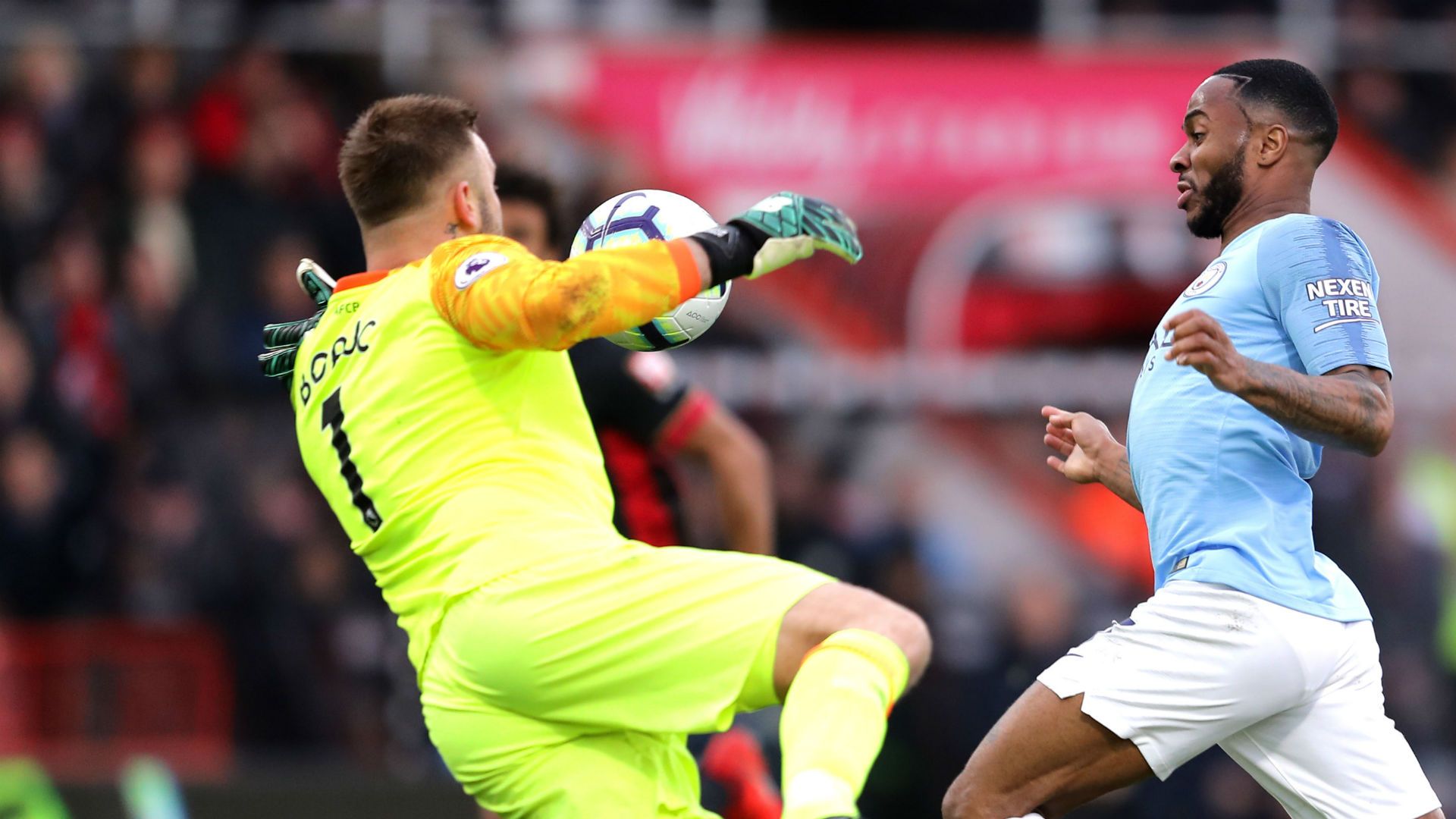 Artur Boruc Raheem Sterling Bournemouth Manchester City