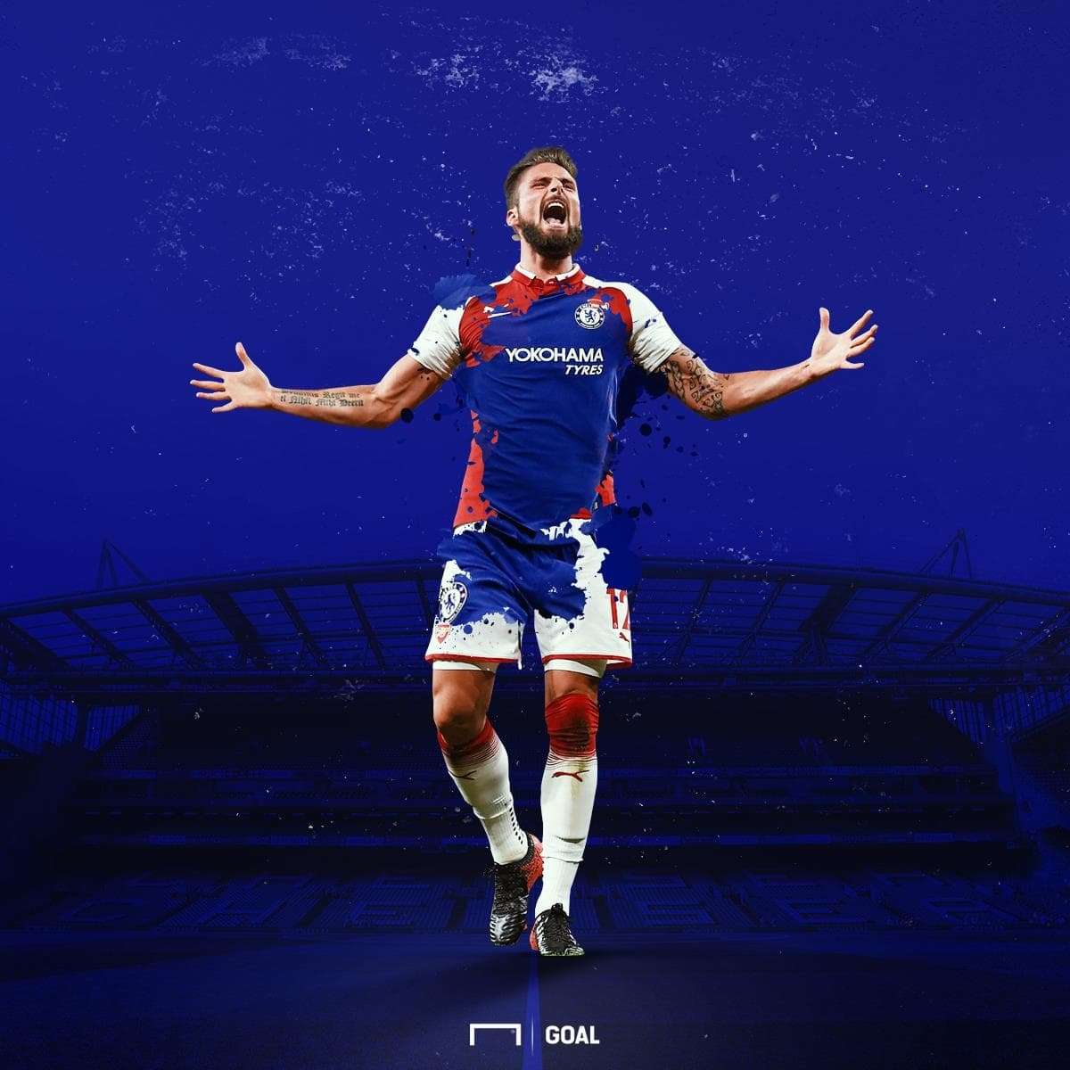 Olivier Giroud Chelsea EMBED