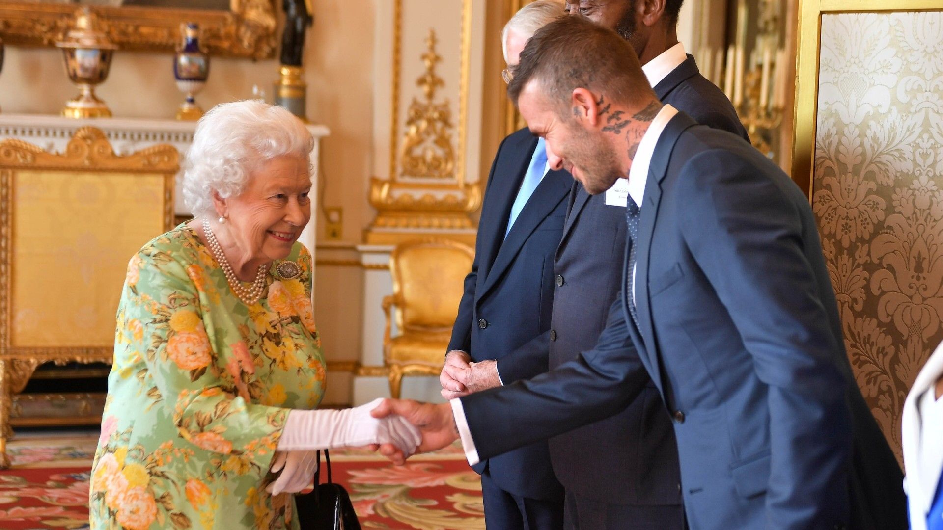 Beckham Queen Elizabeth