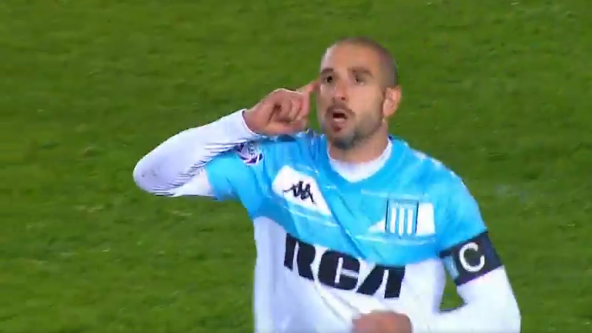 Lisandro Lopez Racing Velez Superliga Fecha 2 Captura TV