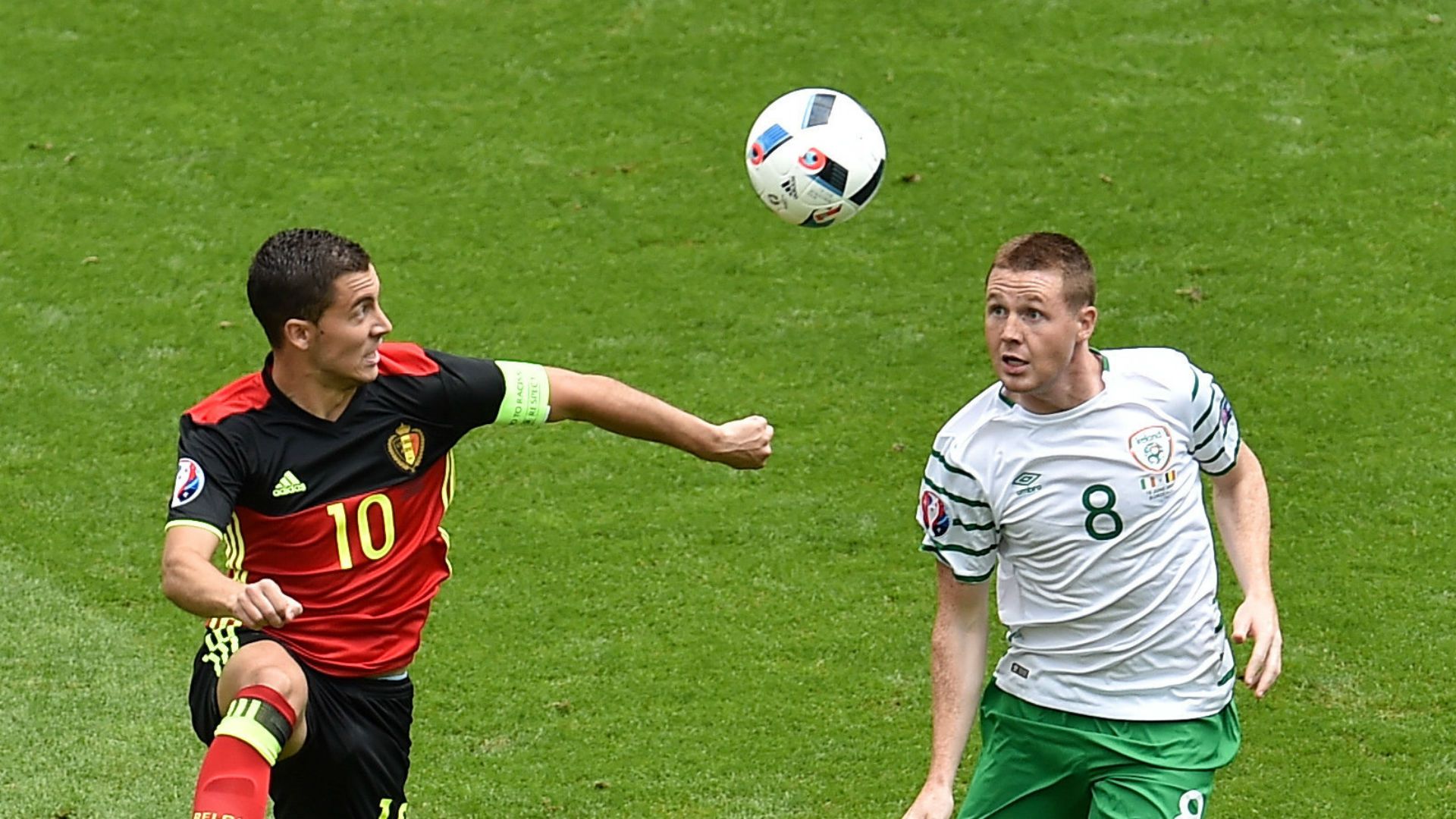 Eden Hazard Belgium James McCarthy Republic of Ireland 18062016