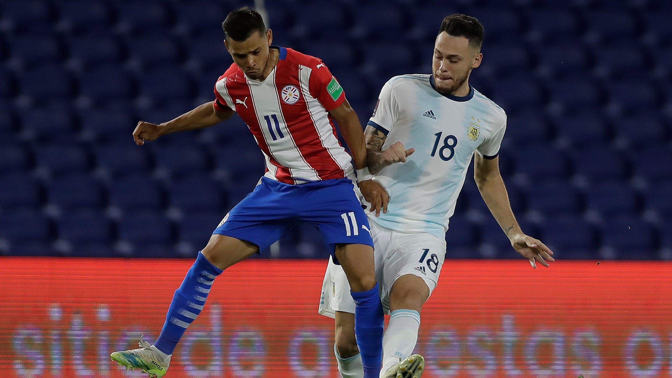 Angel Romero Lucas Ocampos Argentina Parguay Fecha 3 Eliminatorias Sudamericanas 2020
