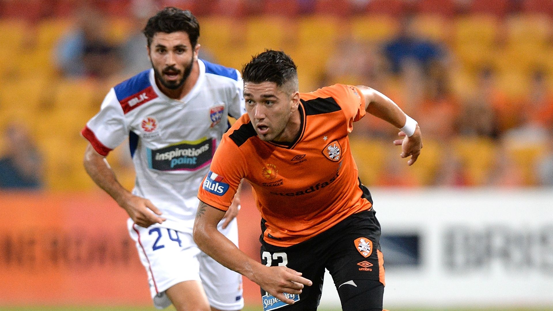 Dimitri Petratos Brisbane Roar v Newcastle Jets 12022016