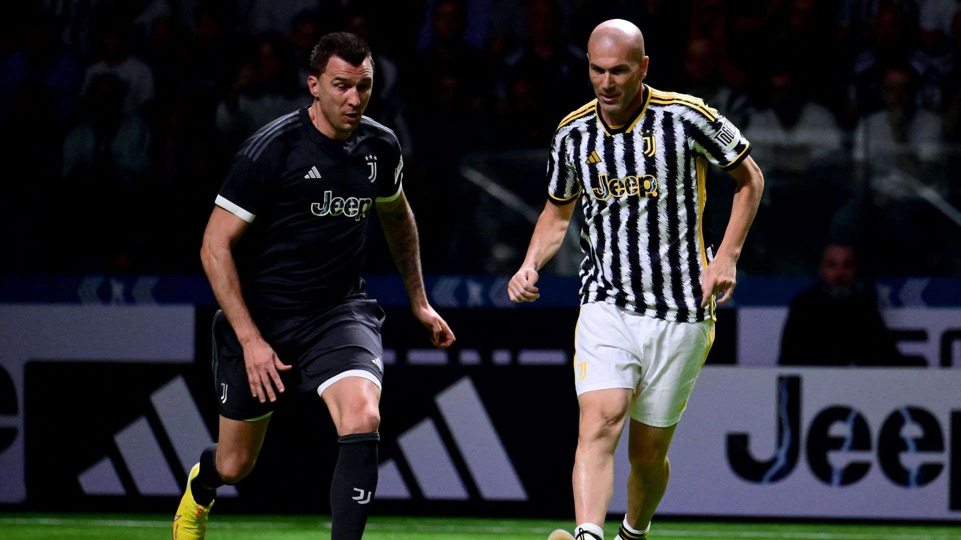 Zinedine Zidane Mario Mandzukic ‘Together, a Black & White Show’