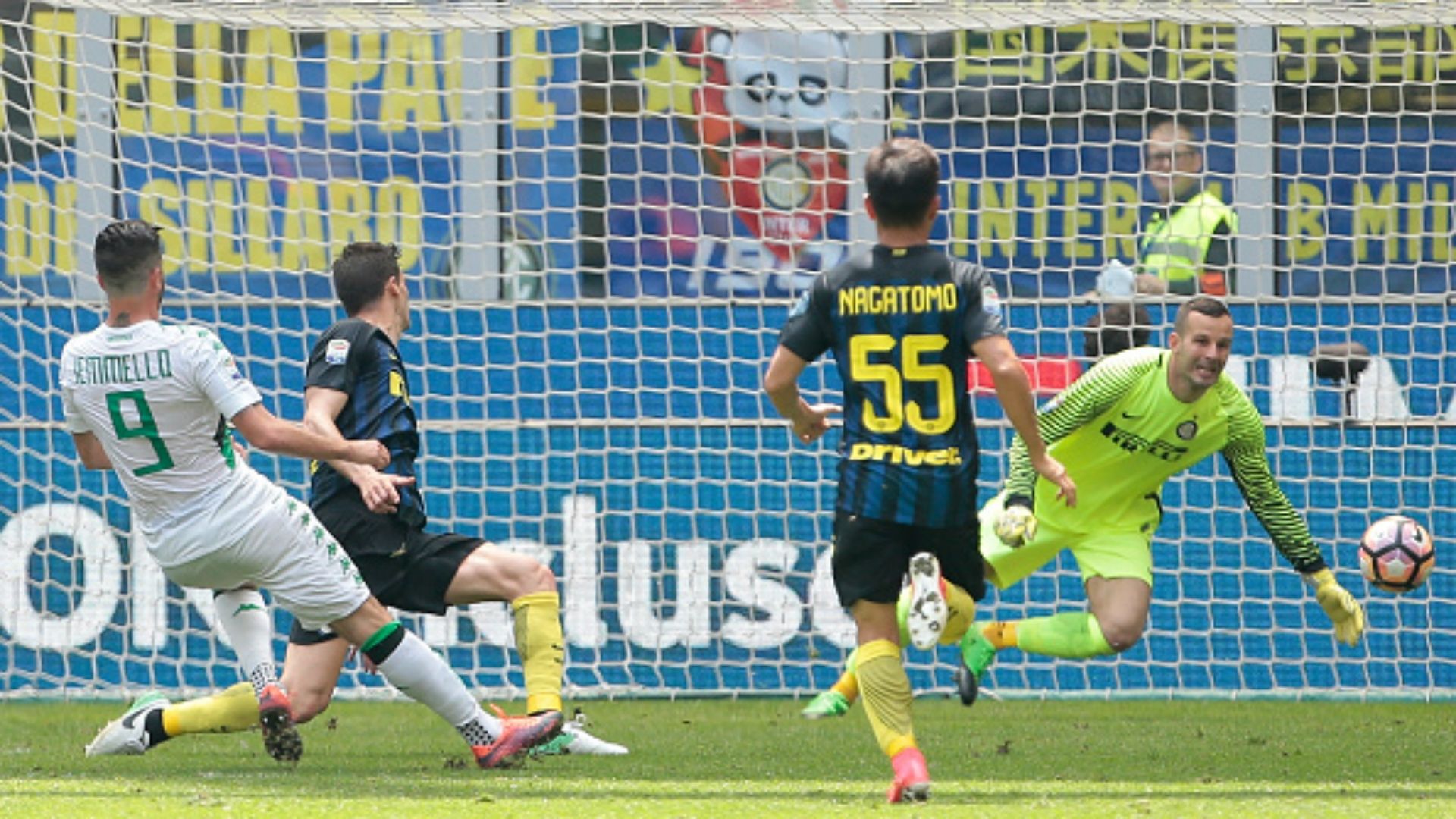 Pietro Iemmello Inter Sassuolo Serie A