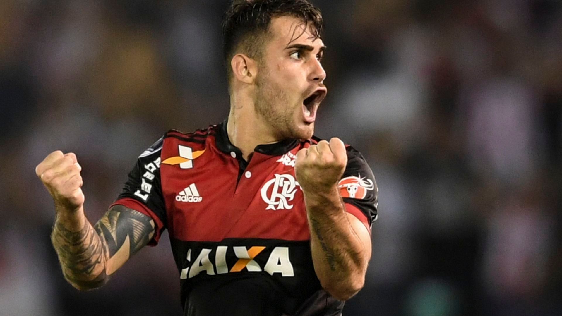 Felipe Vizeu Junior Barranquilla Flamengo Copa Sudamericana 30112017