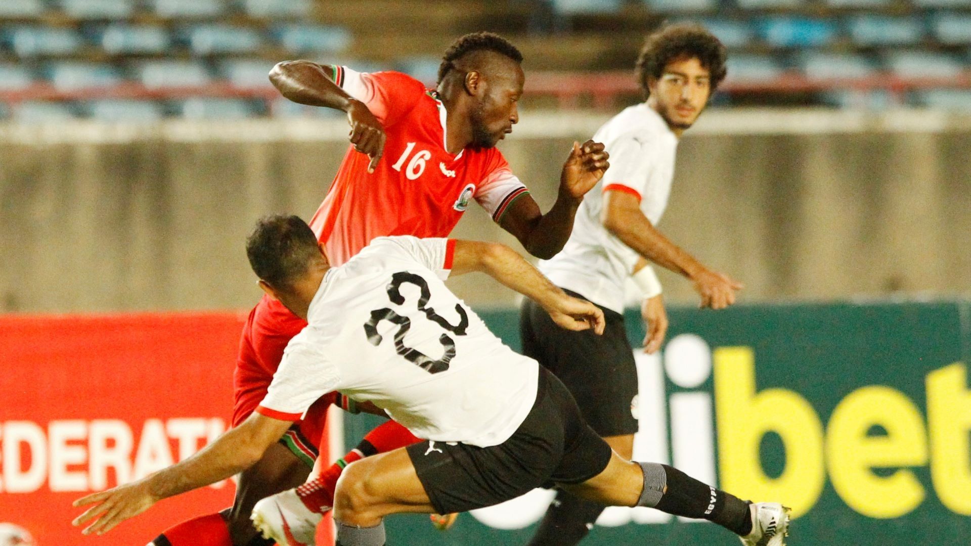 Kenya's Masoud Juma vs Egypt 2021