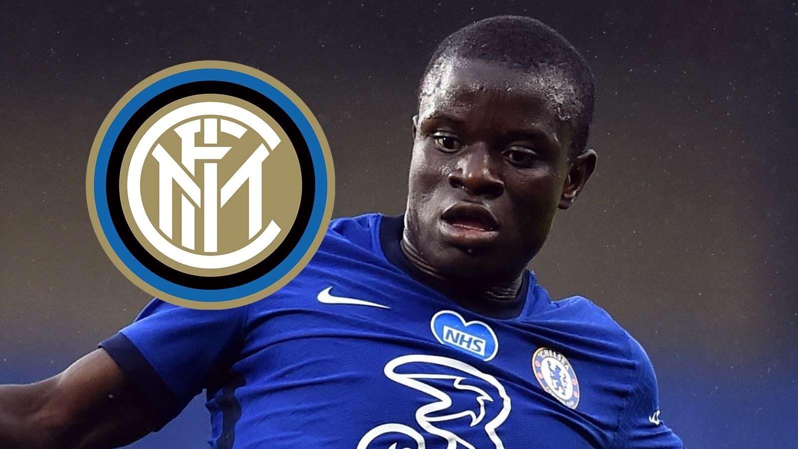 N'Golo Kante, Chelsea, Inter badge