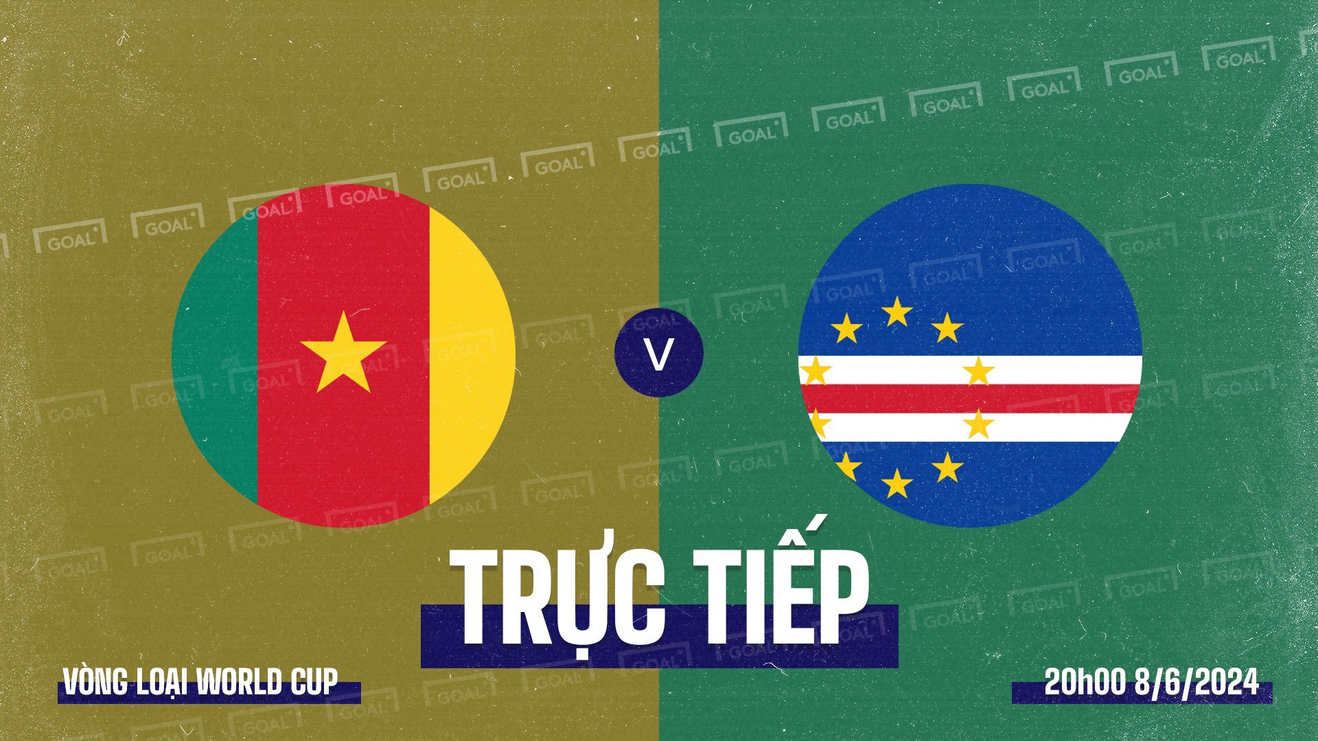 Cameroon vs Cabo Verde 2024 GFX