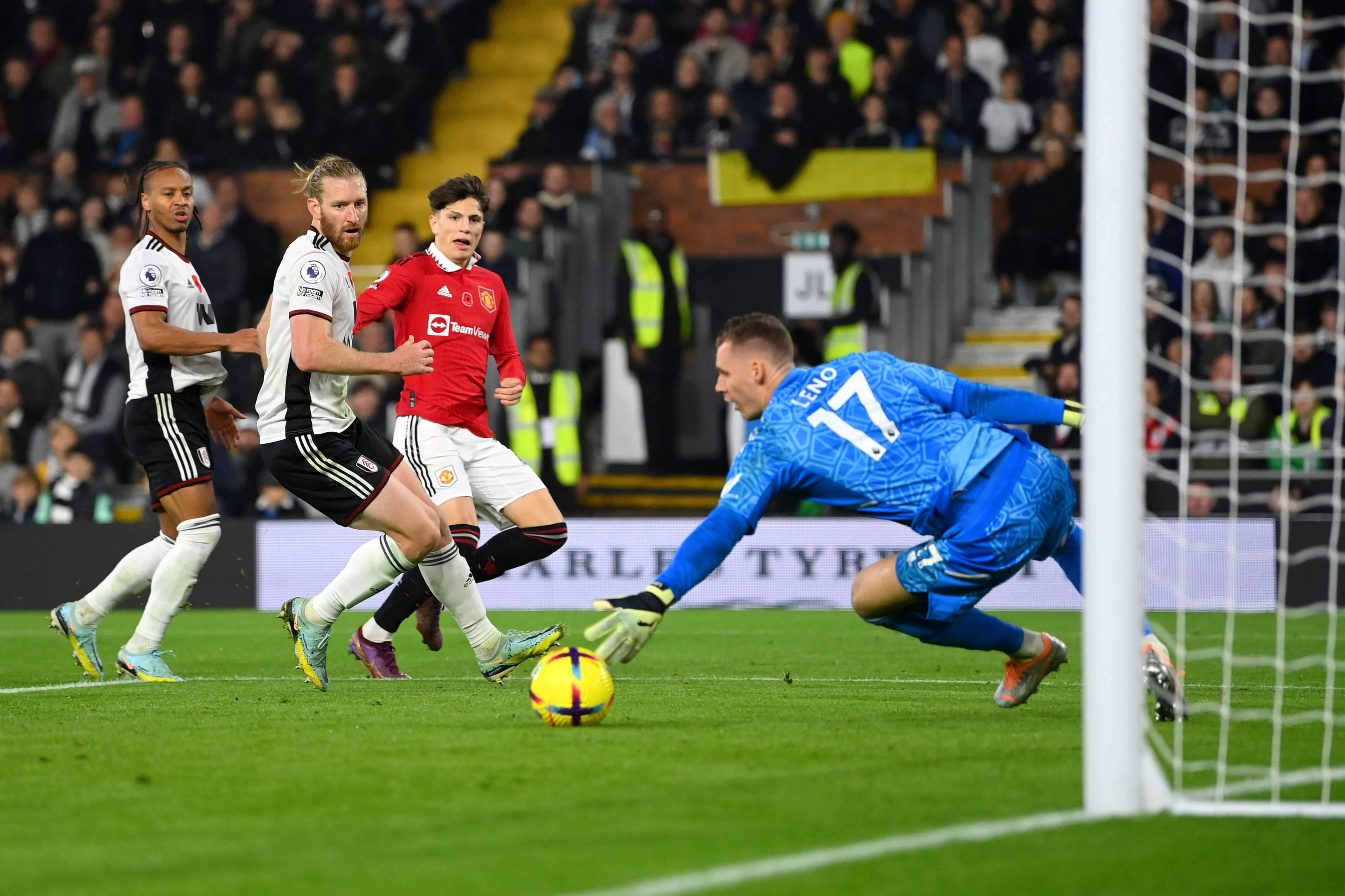 Garnacho Manchester United Fulham 2022-23