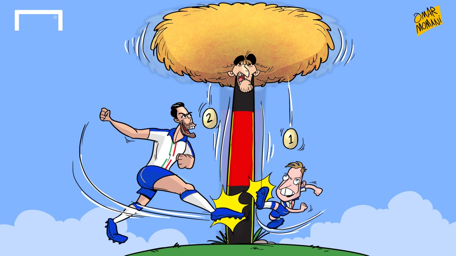 CARTOON: Italy raid Fellaini's nest
