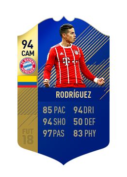 FIFA 18 Bundesliga Team of the Season James Rodriguez