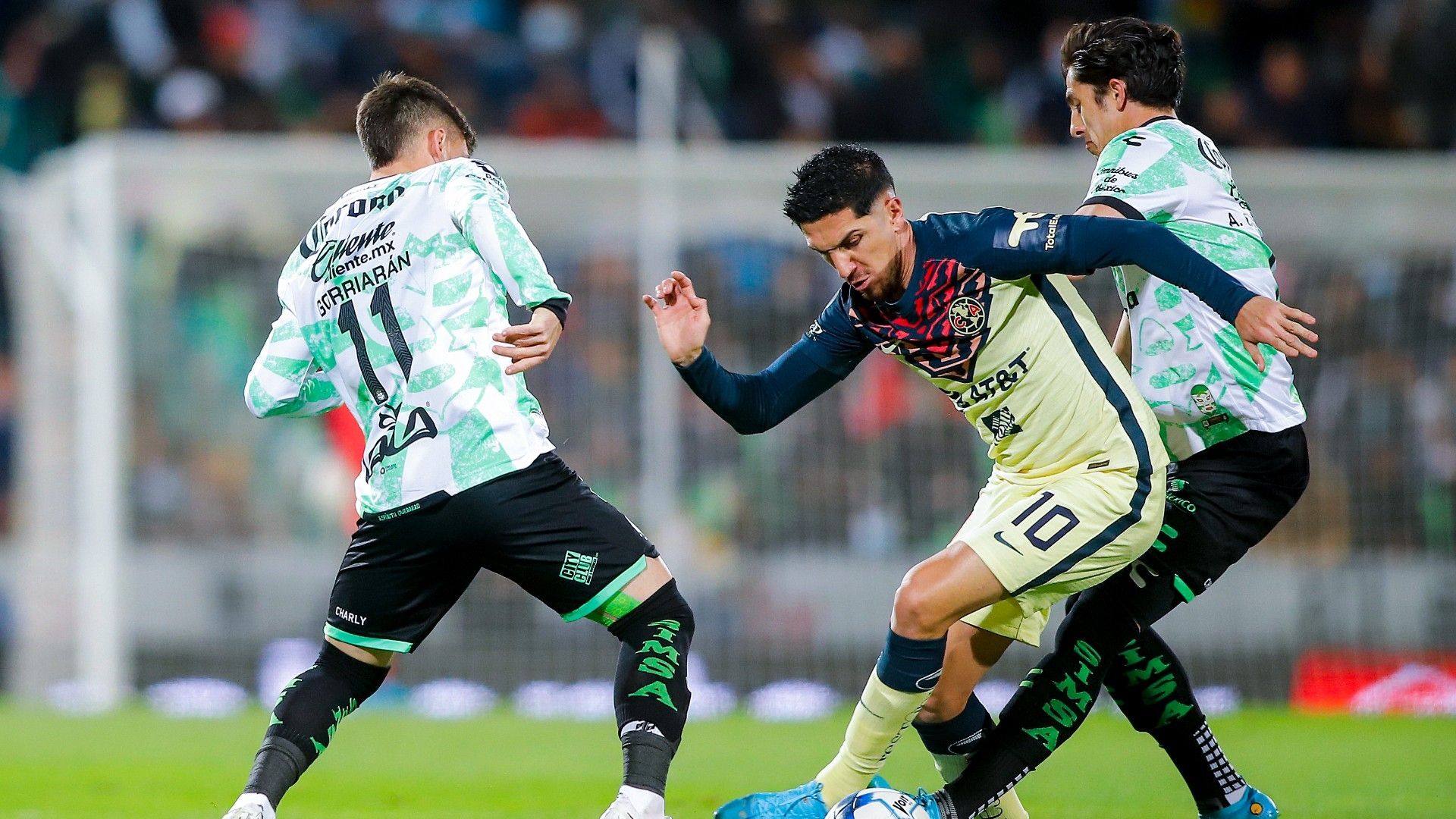 Diego Valdés Alan Cervantes Fernando Gorriarán Santos América Clausura 2022