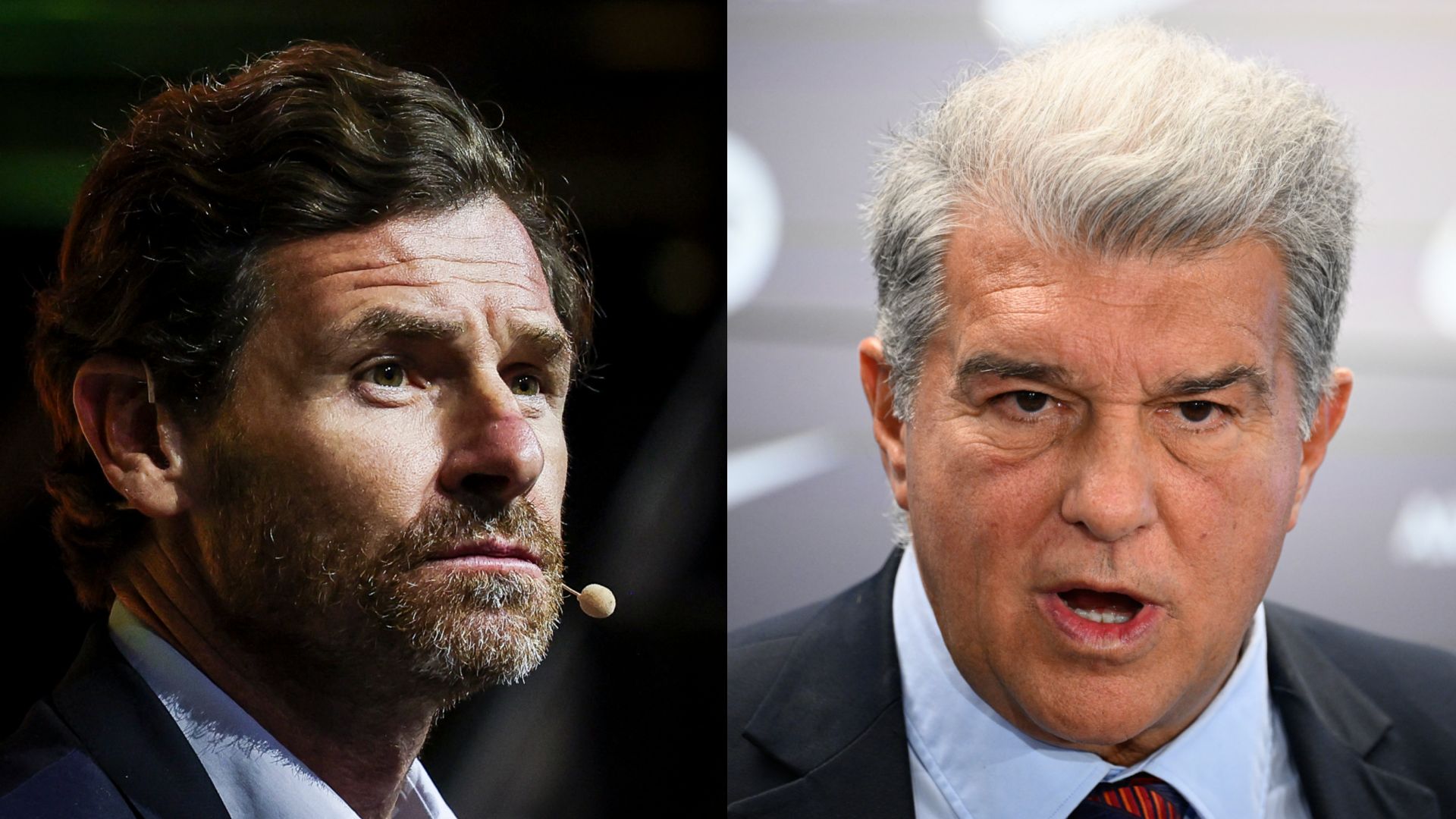 GFX Andre Villas-Boas Joan Laporta
