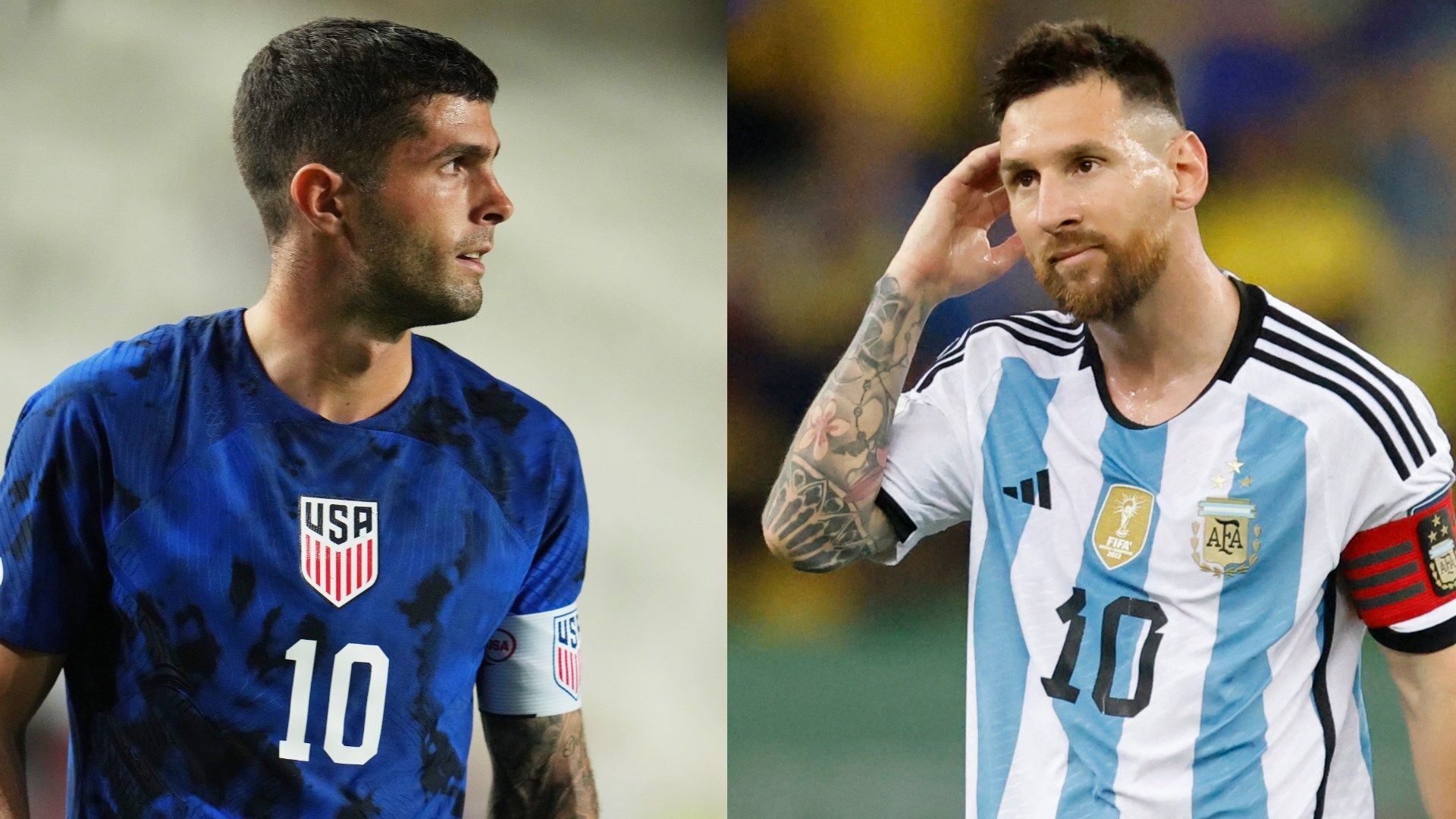 Pulisic-Messi-USMNT-Argentina