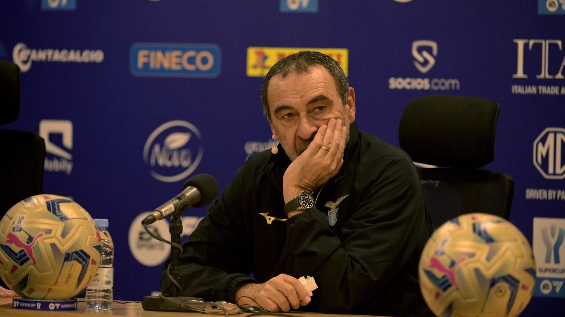 Maurizio Sarri Inter Lazio Supercup press conference 18012024