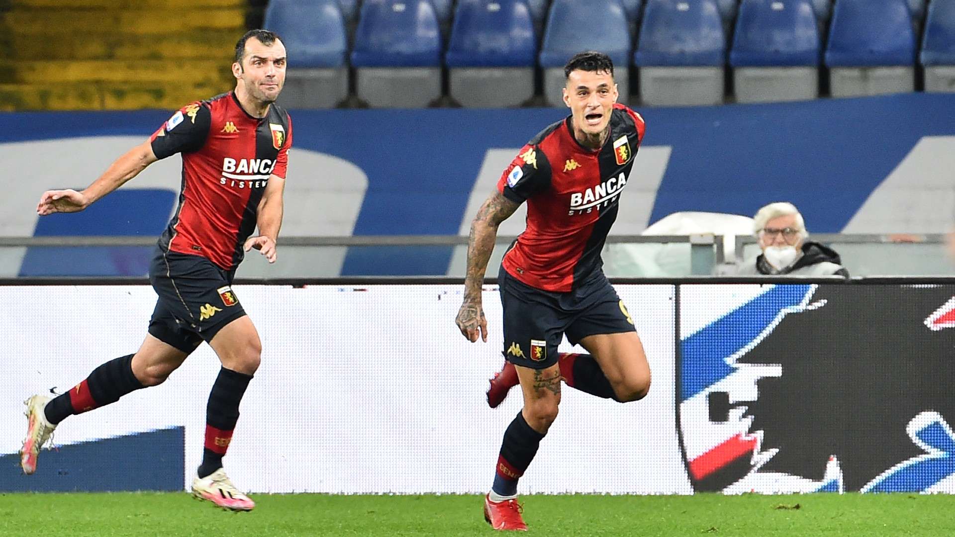 Scamacca Pandev - Genoa