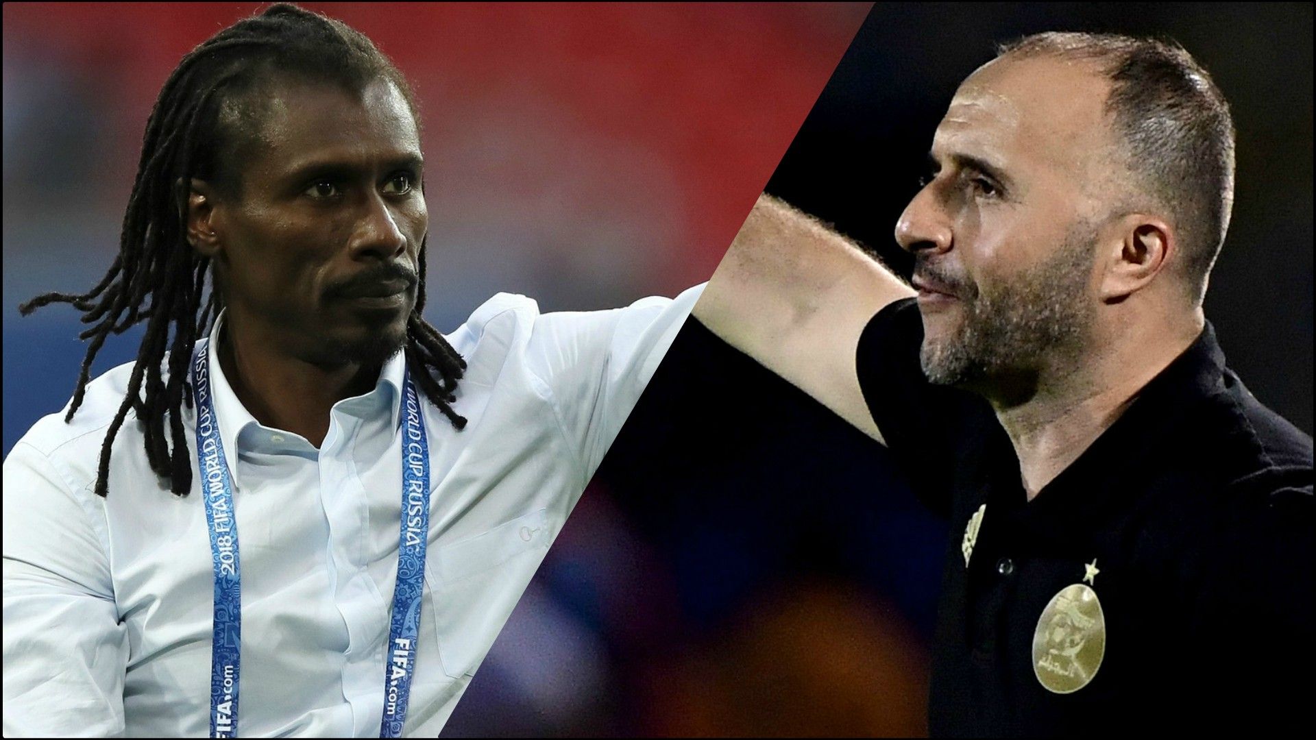 Aliou Cissé Djamel Belmadi Senegal Algeria