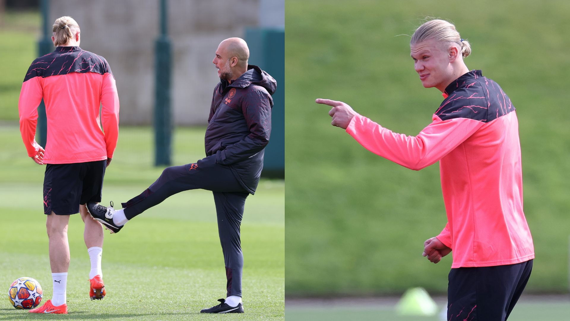 Pep Guardiola Erling Haaland