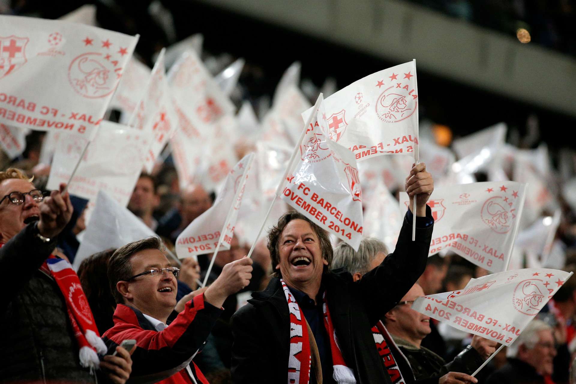 Fans of Ajax Amsterdam