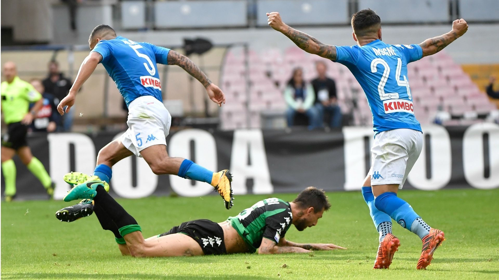 Allan Napoli Sassuolo Serie A