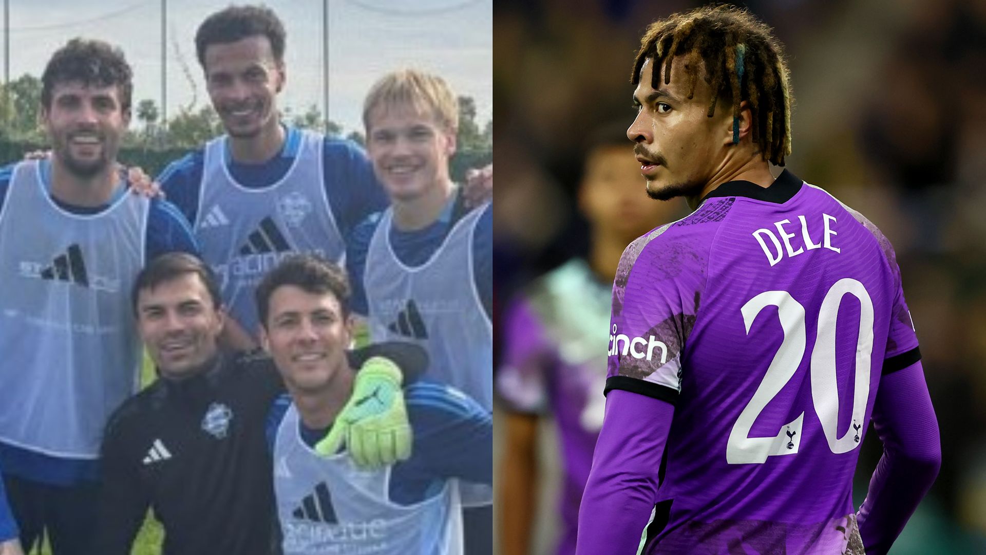 Dele Alli Como training 2025