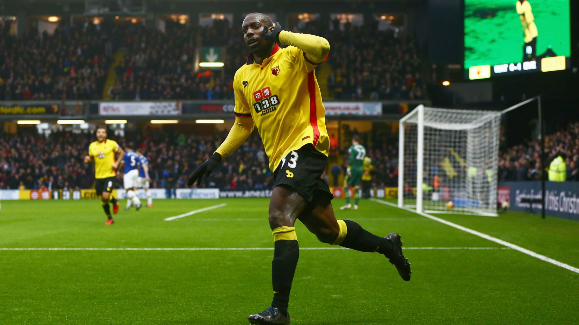 Watford Everton Stefano Okaka