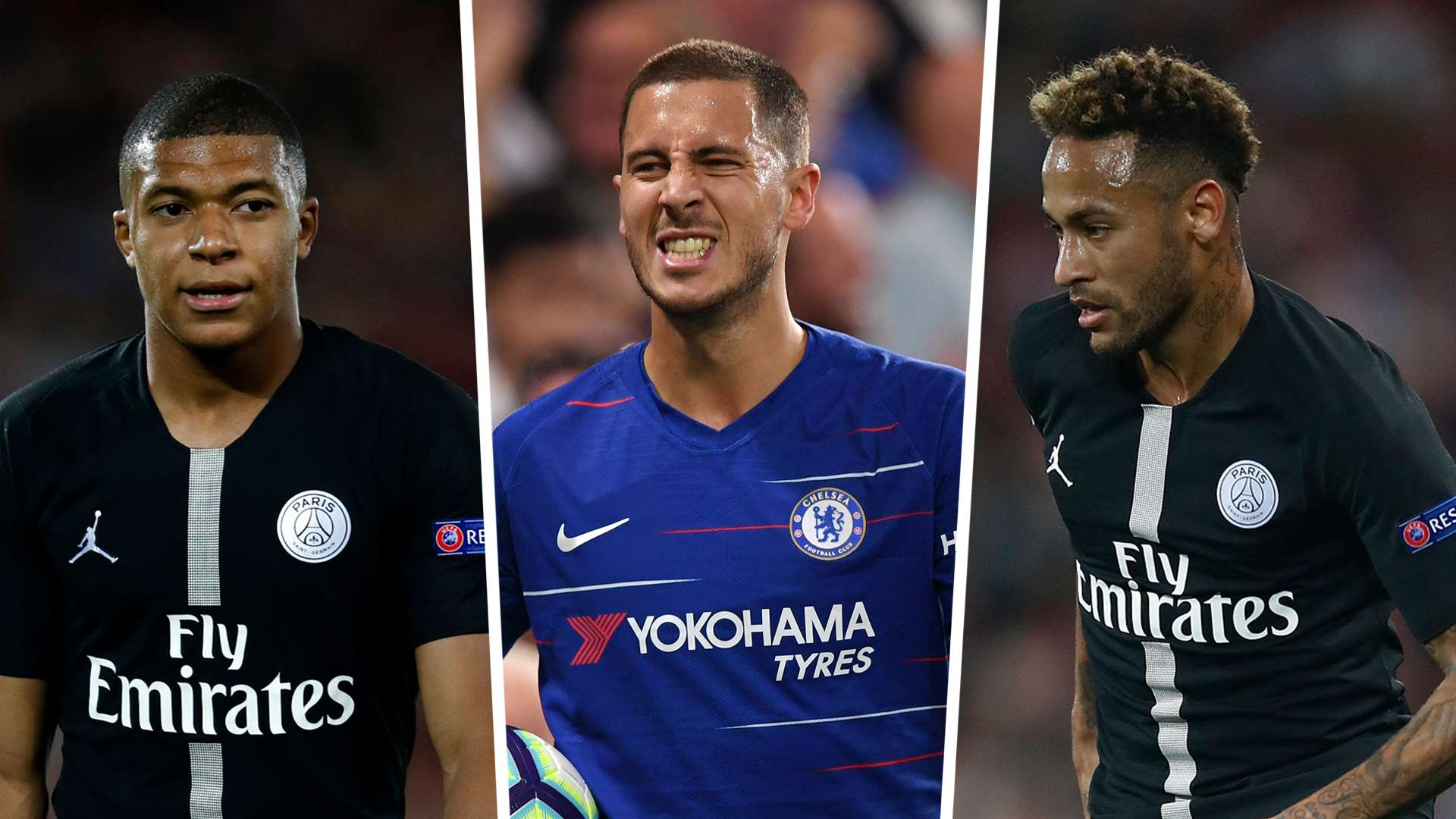 Hazard Neymar Mbappe Golden Shoe