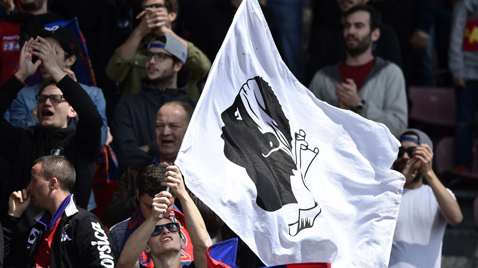 Drapeau corse Créteil-Gazélec Ajaccio