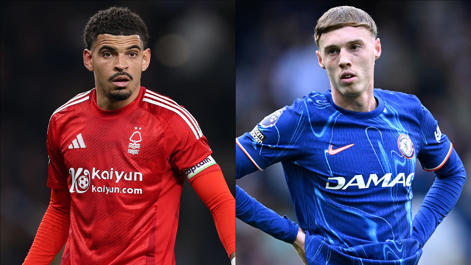 Morgan Gibbs-White Nottingham Forest Cole Palmer Chelsea