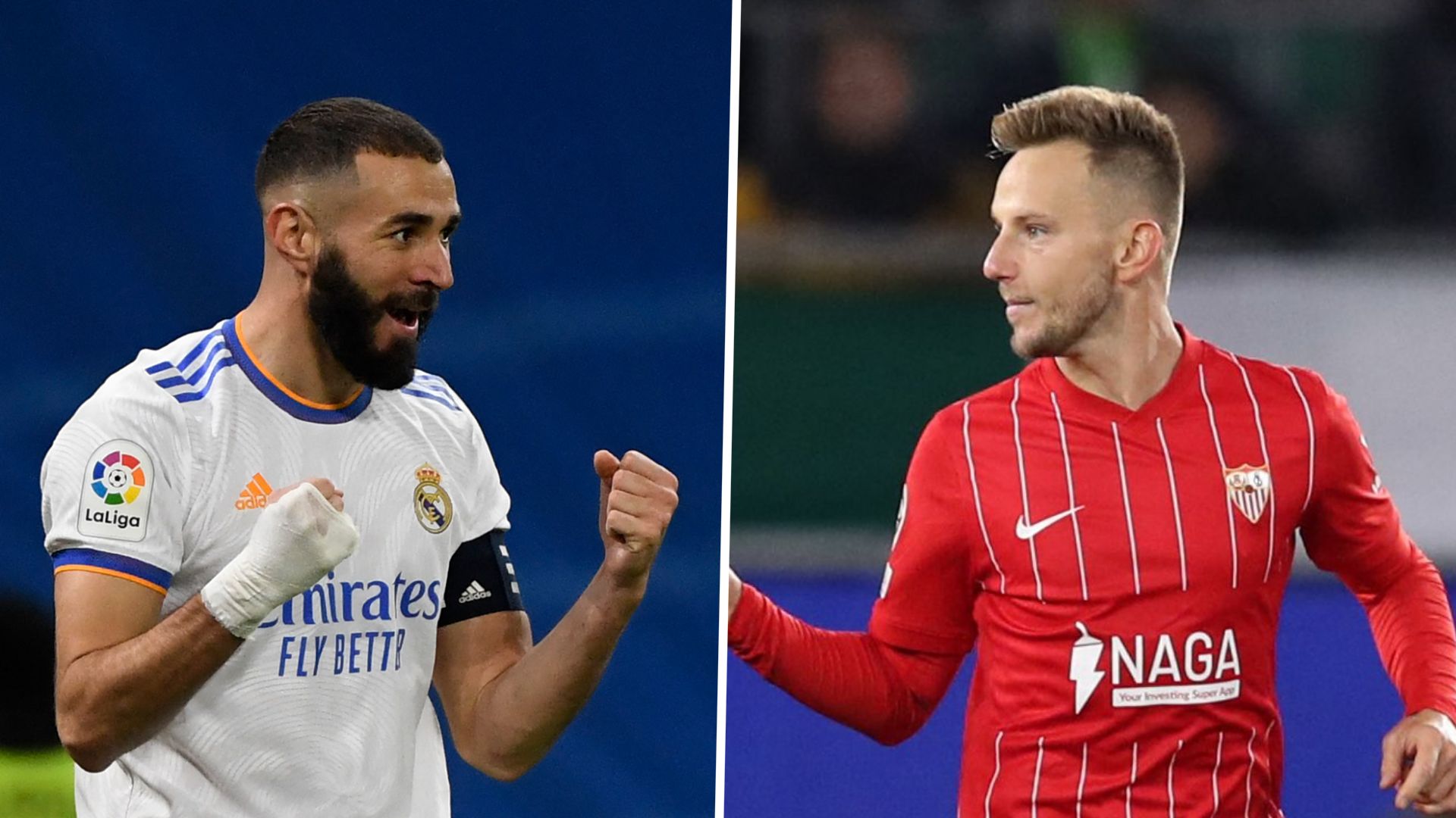 Benzema Real Madrid Rakitic Sevilla 