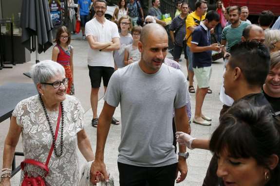 Pep Guardiola Dolors Sala