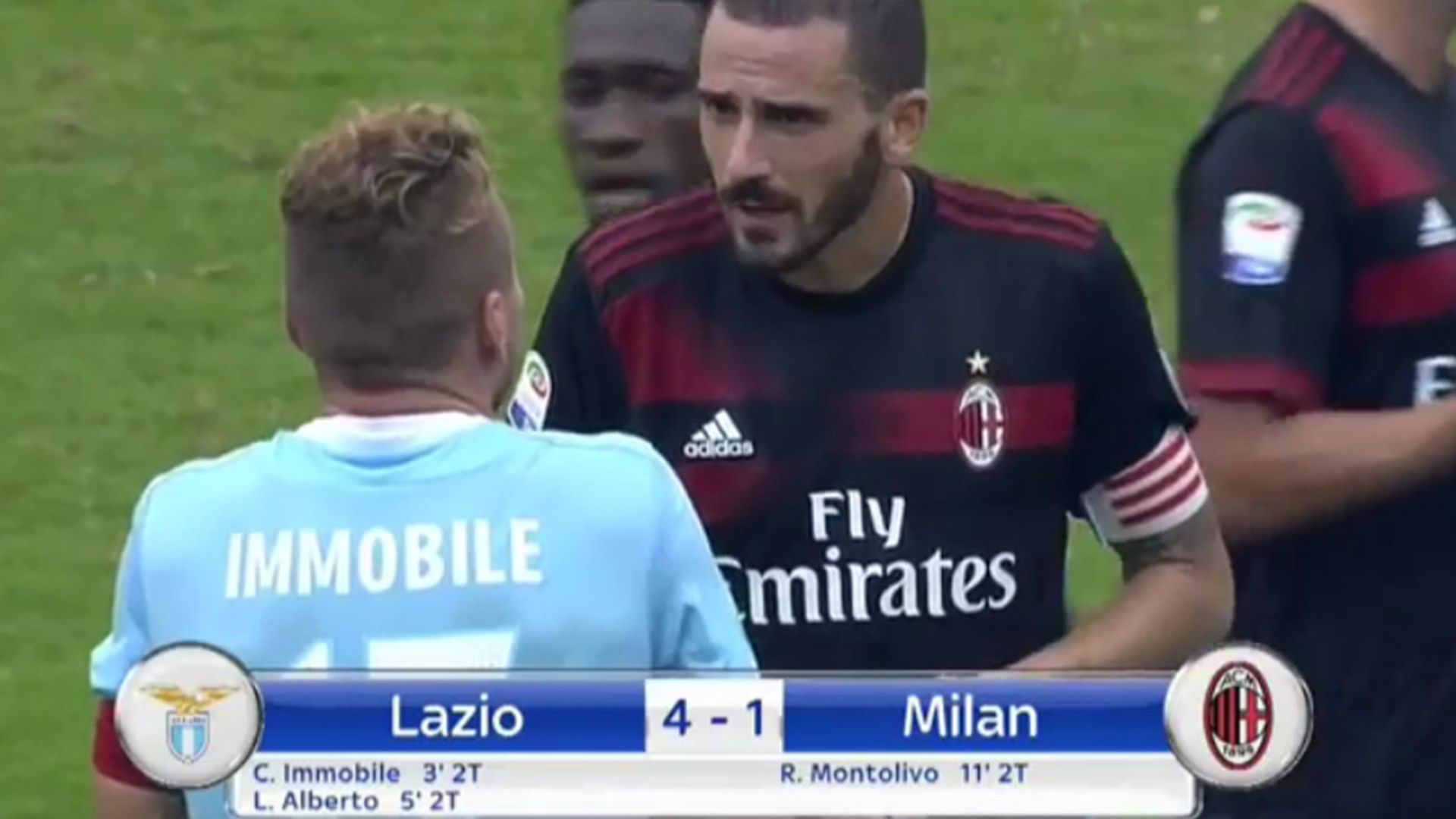 Bonucci, Immobile - Lazio-Milan