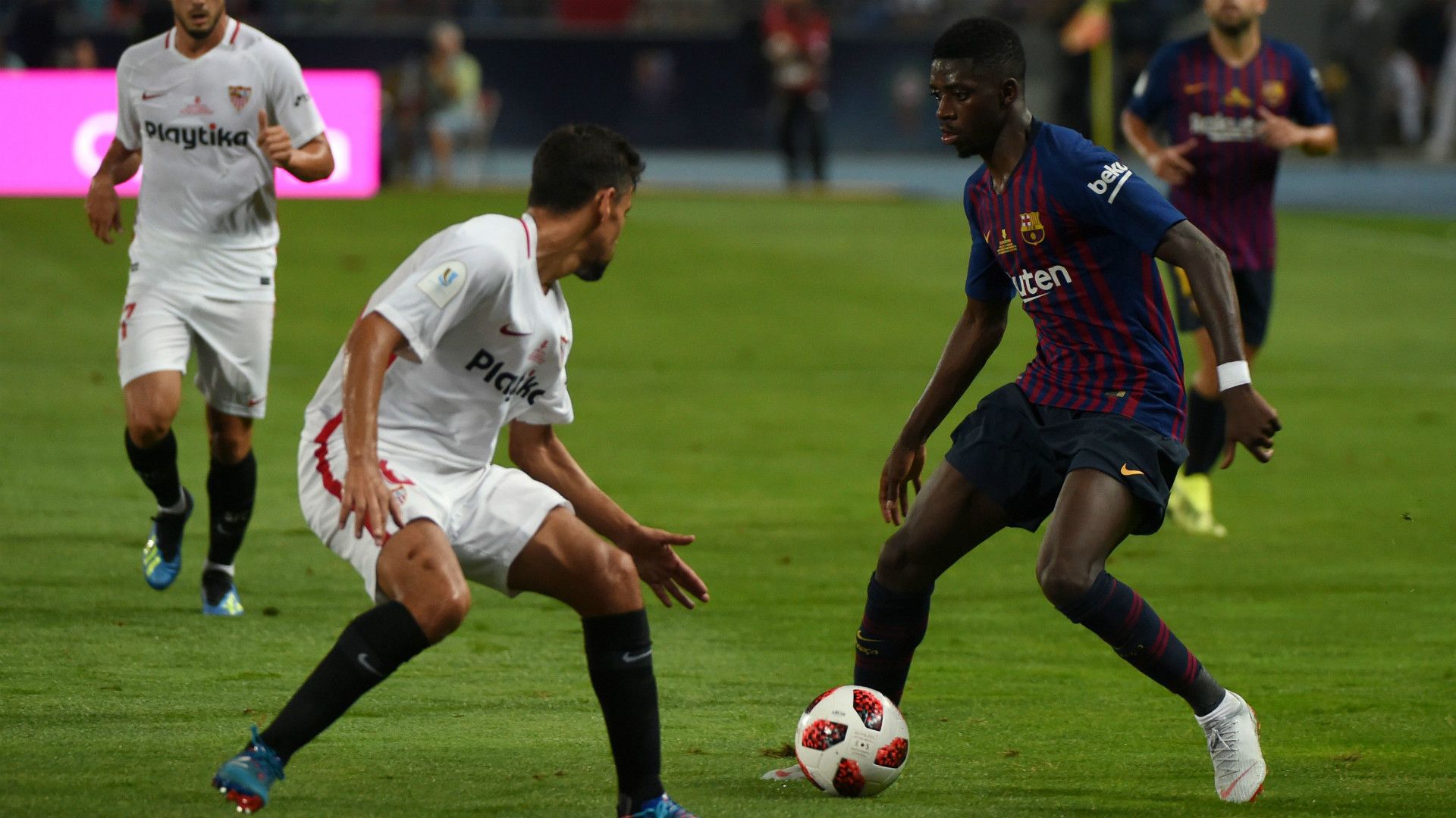 DEMBELE NAVAS SEVILLA BARCELONA SUPERCOPA ESPAÑA