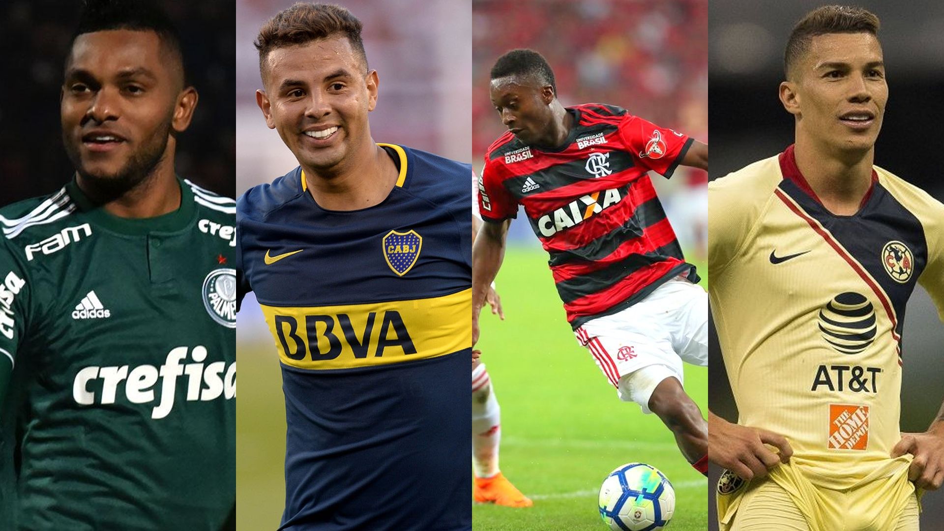 Miguel Borja Edwin Cardona Marlos Moreno Matheus Uribe 2018
