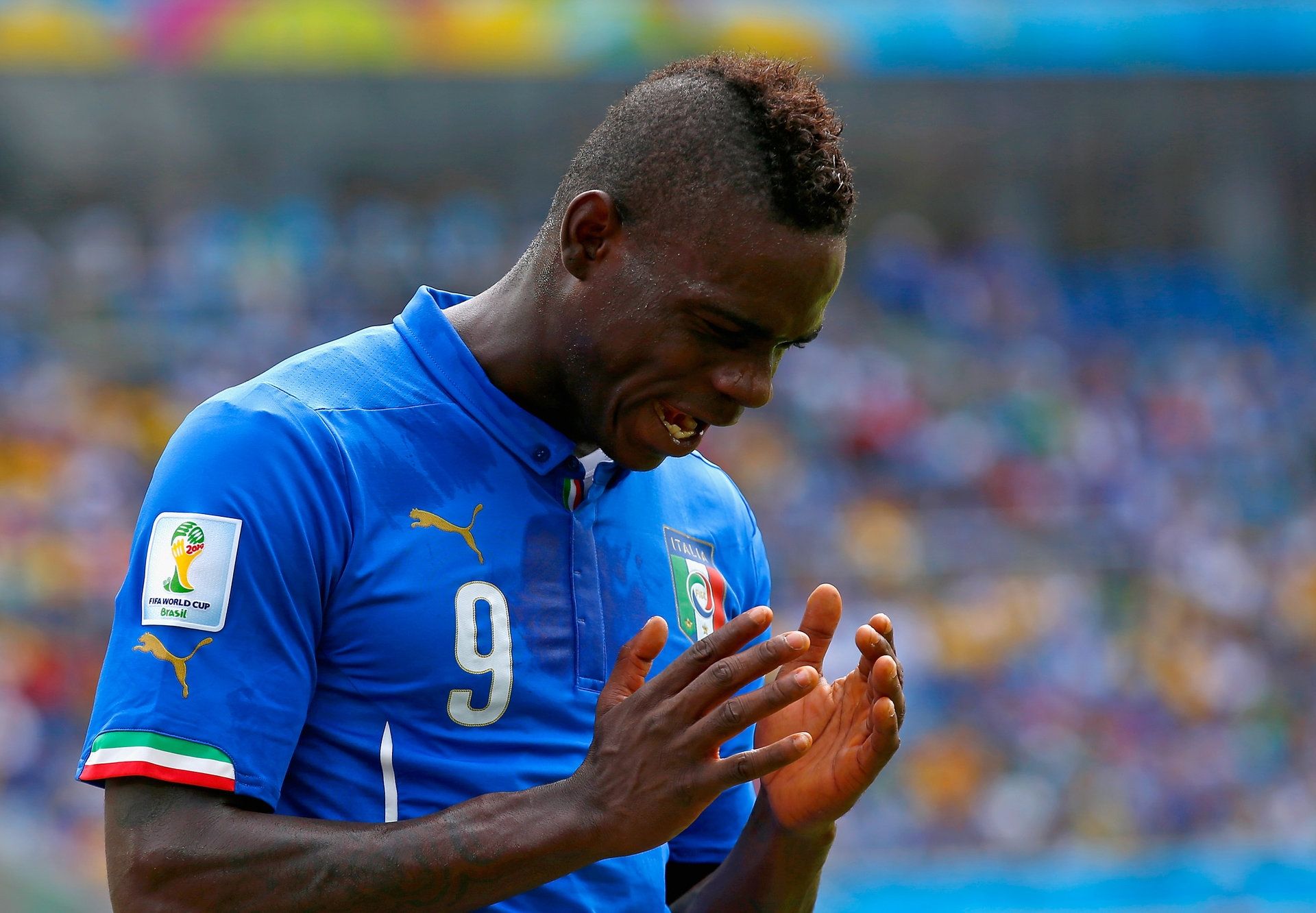 Mario Balotelli Italy Uruguay World Cup 24062014