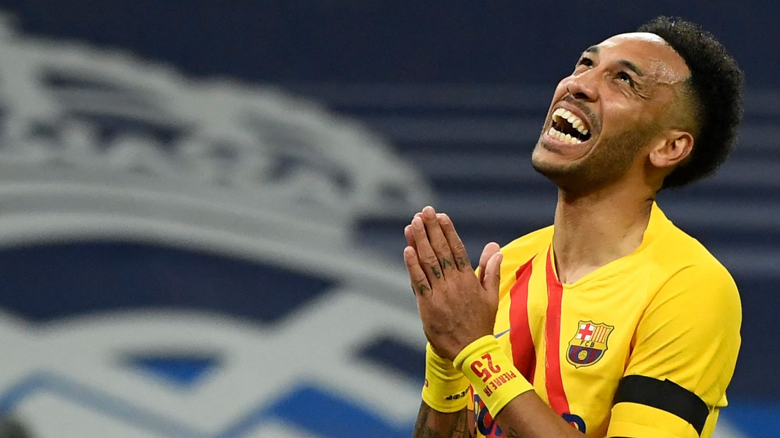 Aubameyang Real Madrid Barcelona liga 20032022