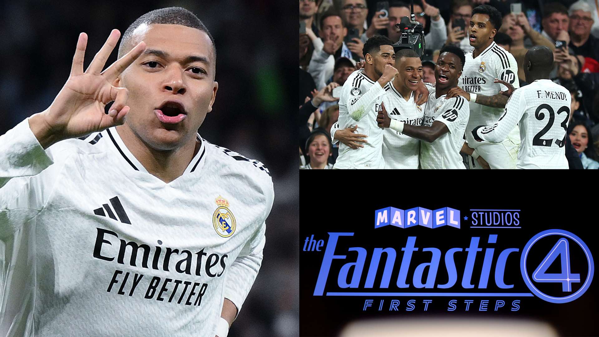 Kylian Mbappe Real Madrid Fantastic Four