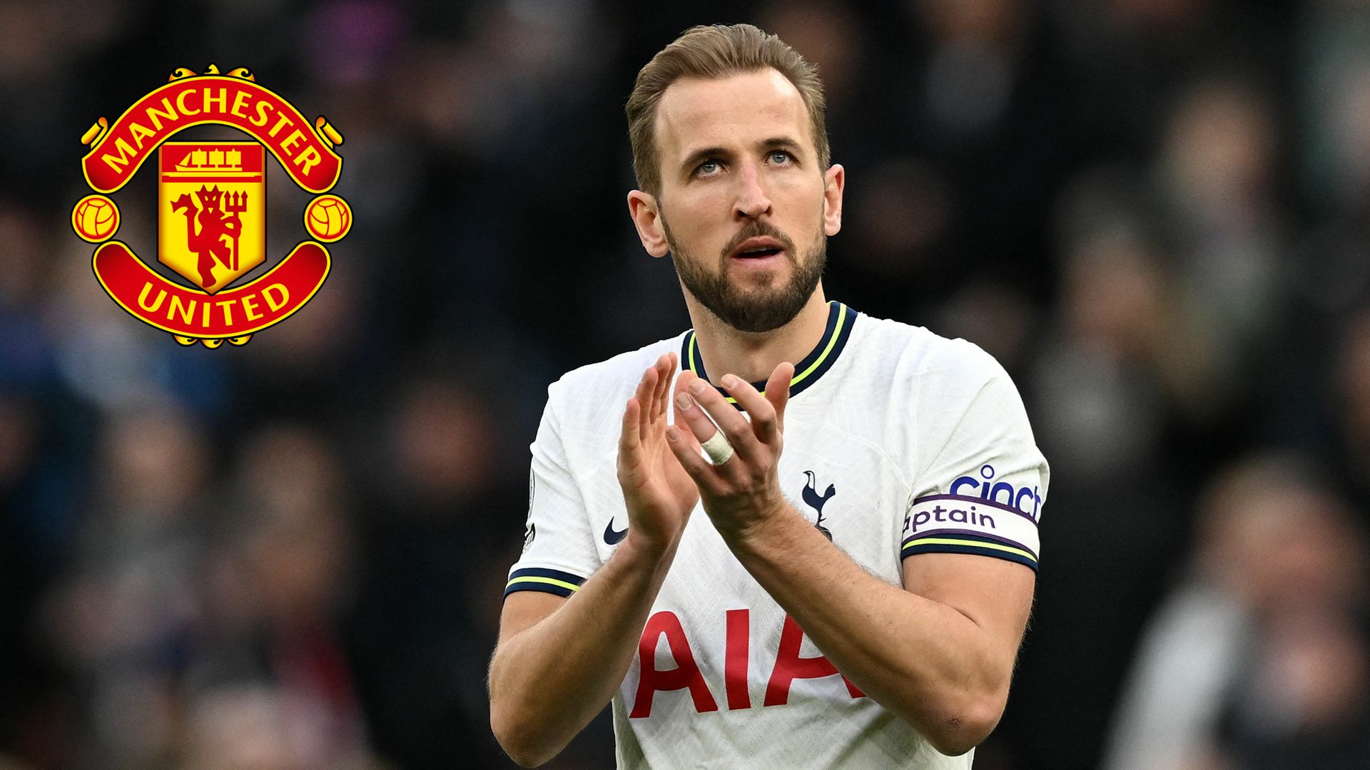 Harry Kane Man Utd badge